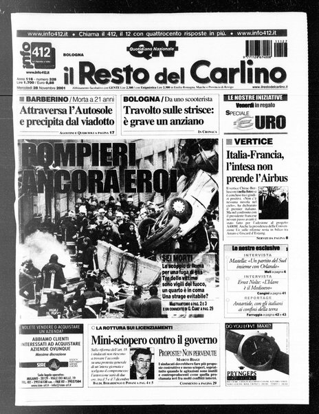 Il Resto del Carlino : giornale dell'Emilia